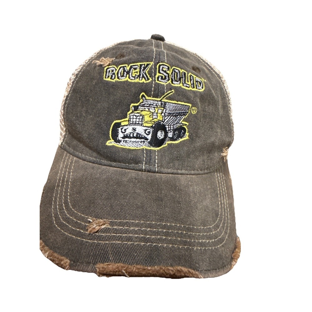 Rock Solid Men's Trucker Cap Hat Snapback Multicolor‎  OSFM H150